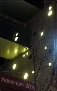 reflex in the grid, kunst in der mauer, 2010