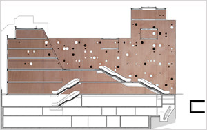 reflex in the grid, kunst in der mauer, 2010