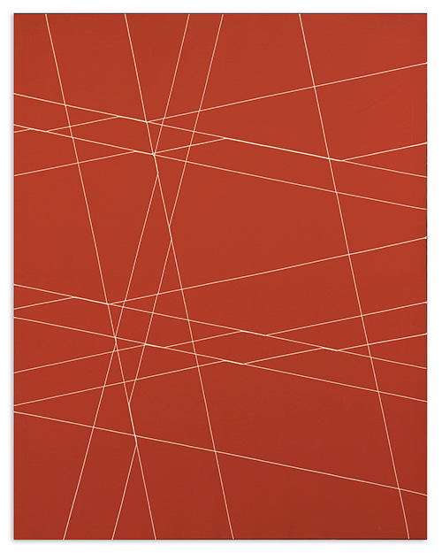 flow down, 2017, Acrylic on Polyester, 130 x 165 cm