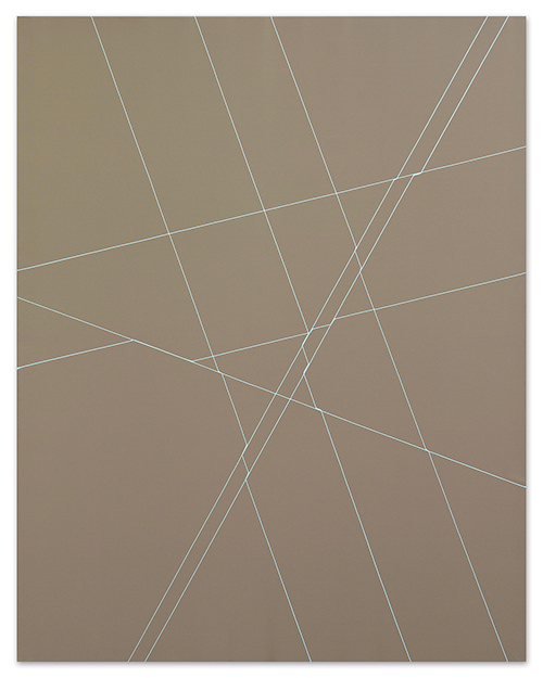 flow down, 2017, Acrylic on Polyester, 130 x 165 cm