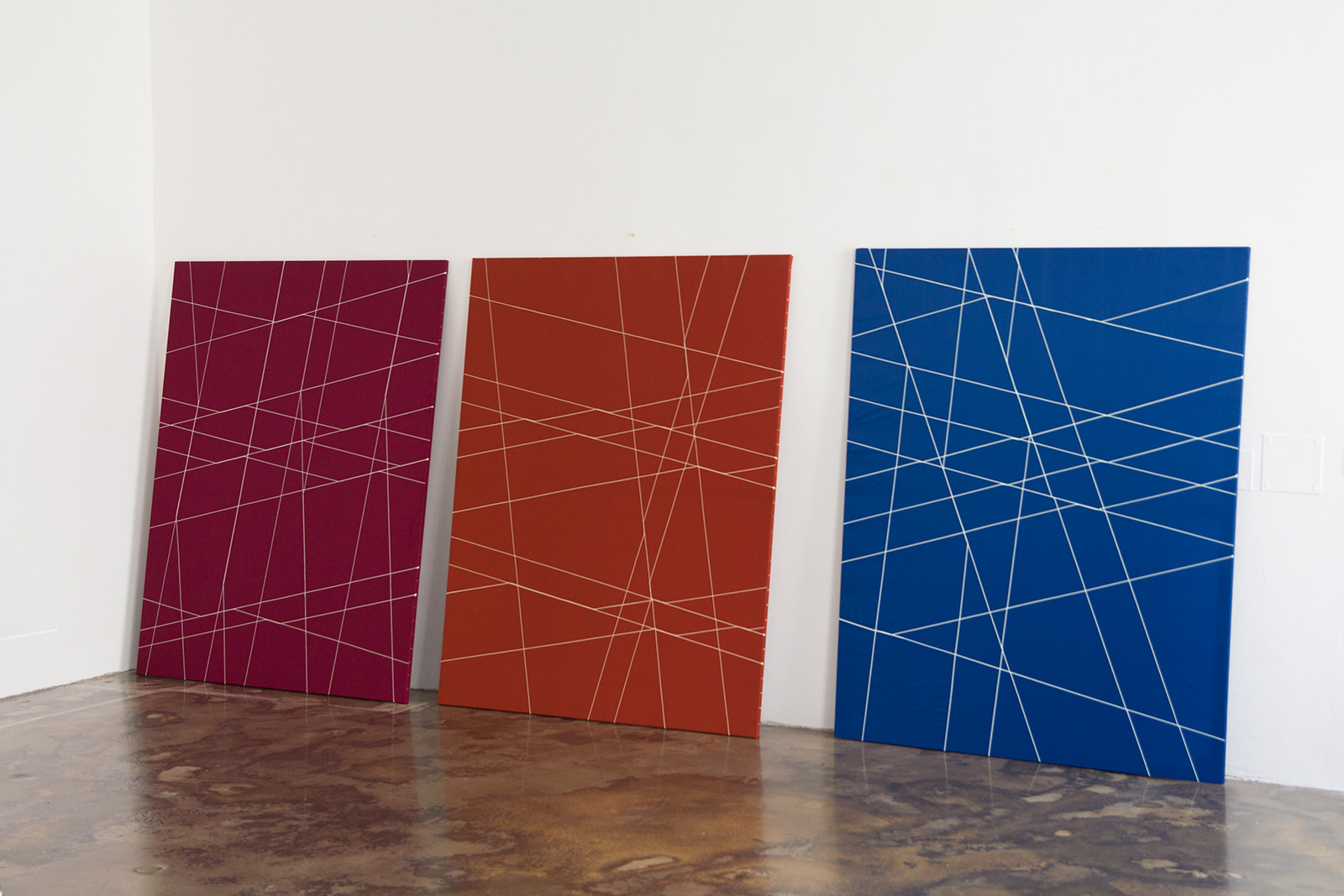 flow down, 2017, Acrylic on Polyester, 130 x 165 cm